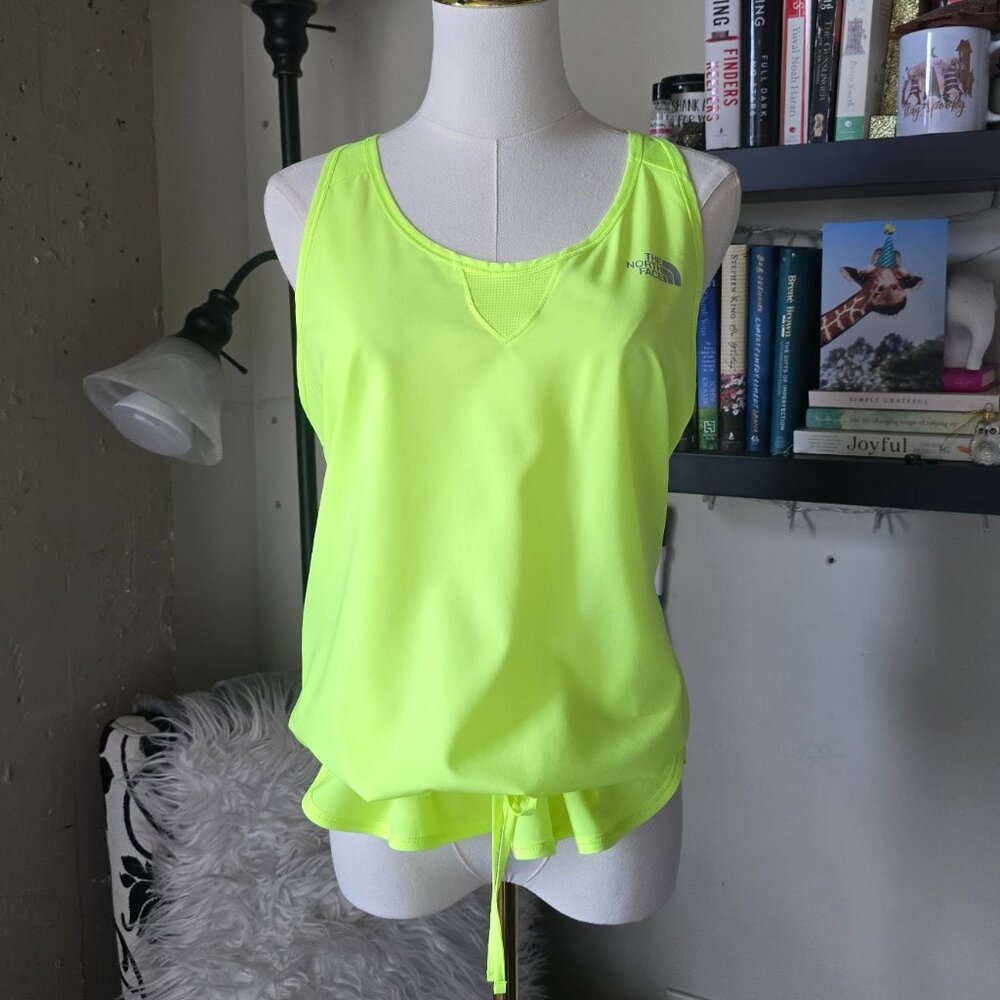 The North Face Racerback Mesh Workout Tank in Neon Dayglo Yellow